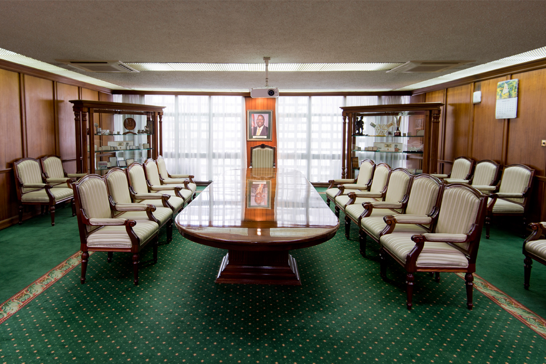 The Governor’s Boardroom in the Central Bank’s headquarters